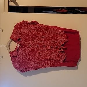 No Boundaries, red paisley shirt